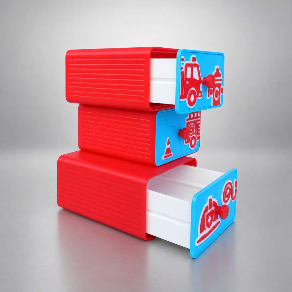 Mini organizador de 3 cajones