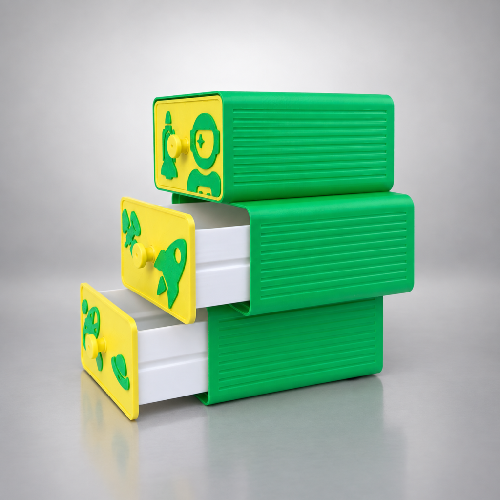 Mini organizador de 3 cajones